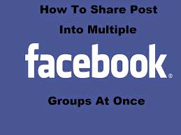 share your post in all facebook groups with one click