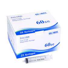 Easy Glide 60cc Luer Lock Syringe (No Needle) - Box 25 – GPS ...