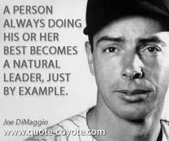 Joe Dimaggio quotes - Quote Coyote via Relatably.com