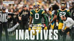 Packers vs. Eagles Inactives