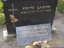 Grab von Fritz Lampe (24.07.1911-17.11.1986), Friedhof Wallinghausen