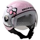 VEMAR Casque JET ZERO HELLO KITTY ROSE BLANC - Achat