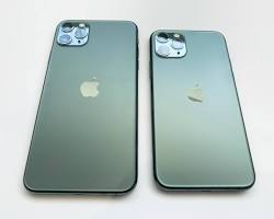 Image of iPhone 11 Pro in Midnight Green color