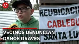 Vecinos denuncian baches y hundimientos por obras del Cablebús