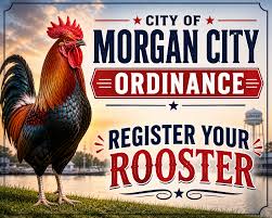 Morgan City Gives Residents 30 Days to Register Roosters Under New Ordinance