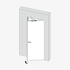 Invisible door closer kit for Absolute Swing | Ermetika