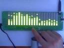 Audio Spectrum Analyzer V with blue LED and display modes