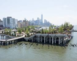 Image of Little Island NYC from the water