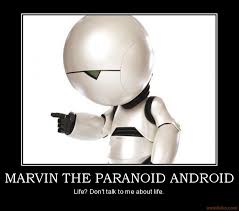 Marvin The Robot Quotes. QuotesGram via Relatably.com