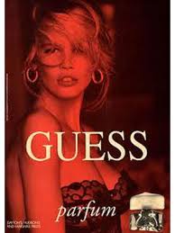 Guess (original) perfume 1990, Claudia Schiffer - guess-perfume-claudia-schiffer-1990