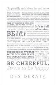 Image result for desiderata