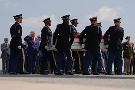 Trump pays respects to 4 U.S. service members killed in the Middle East