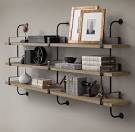 M: Industrial Pipe Shelf - 12 Inch Hardware Only. Perfect