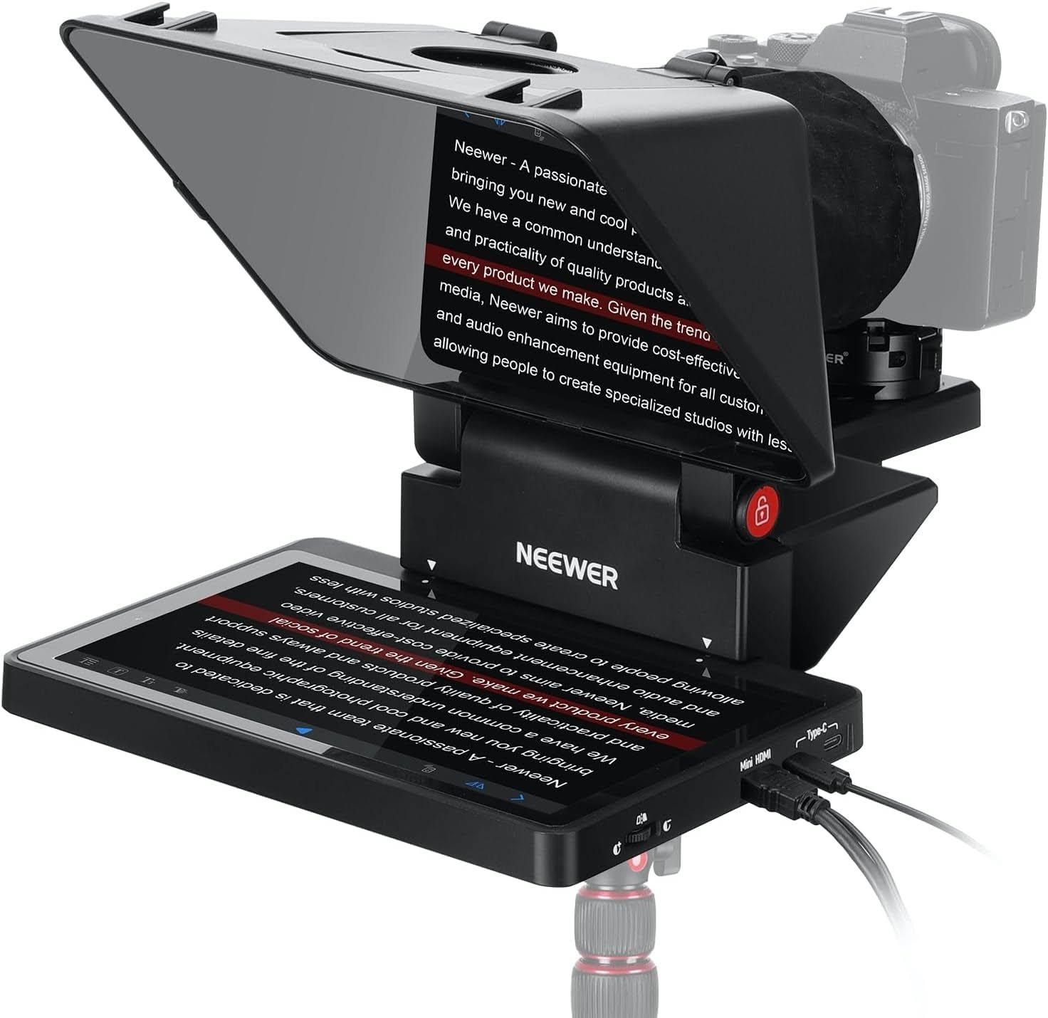 NEEWER X11 2-In-1 11" Pro Teleprompter with Monitor