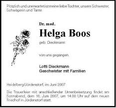 Helga Boos-geb. Dieckmann | Nordkurier Anzeigen