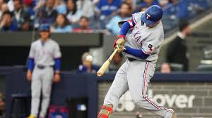 Langford hits 3-run homer, Burger and Pederson also connect as Rangers beat Blue Jays 6-5