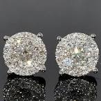 Big diamond earrings