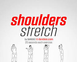 Shoulder stretch exercise