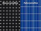 Difference between mono and polycrystalline solar panels