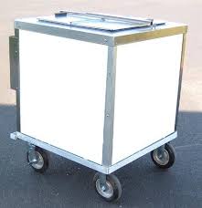 Nelson Ice cream cold plate dipping cart for sale