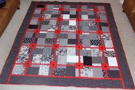 Image result for red and black quilts