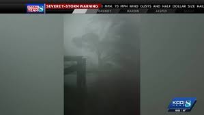 Iowa weather: Video shows strong winds topple large tree