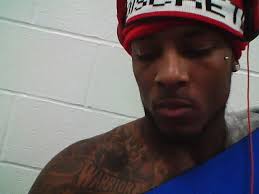 Bills receiver Stevie Johnson had an interesting touchdown celebration. He decided to mock Plaxico Burress shooting himself in the club. - ytoo