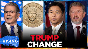 Trump gold coin unveiled by Scott Bessent, outraging Democrats, Thomas Massie | RISING