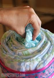 Image result for how to make diaper cake