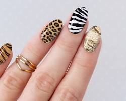Image of Animal Print Nails nail art