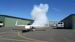 Cozy jet takeoff. -