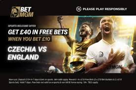 BetMGM bonus code: Grab £40 in free bets ahead of Czechia vs England