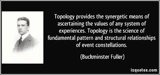 Topology provides the synergetic means of ascertaining the values ... via Relatably.com