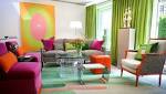 Eclectic design, oversized florals more