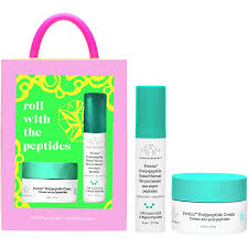 Drunk Elephant Anytime, Anyface Travel-Size Duo - Exfoliating Serum & Peptide Moisturizer - CTC Health