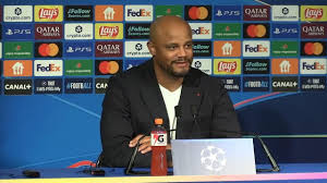 “An absolutely brutal confrontation” – Kompany on heavyweight clash with PSG in CL semis