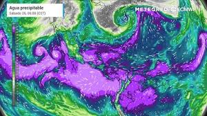 Semana de amenaza ciclónica del 21 al 27 de septiembre: lluvias intensas extendiéndose en México decreciendo temperatura