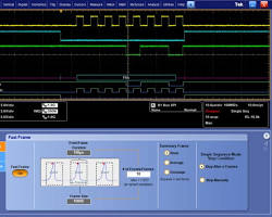 Imagen de 逻辑分析仪捕获SPI总线数据并解码的界面截图