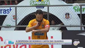 Rodrigo Capita se despede das quadras em jogo do Sorocaba Futsal