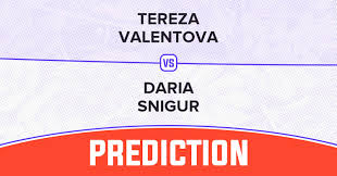 Tereza Valentova vs Daria Snigur Prediction - WTA Prague Open 2026