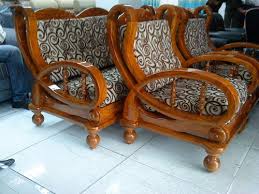 Image result for WOODEN SOFA SET