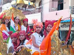 महाराणा प्रताप जयंती पर सजीव झांकी के साथ निकाला चल समारोह