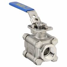 1 in, CF8M Stainless Steel, Manual Two-Way Ball Valve ...