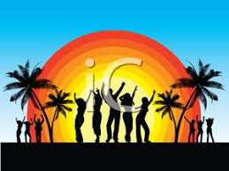 Image result for beach dance cartoon