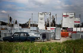 Warehouse of Russian online retailer Wildberries near St.Petersburg on fire after drone attack, governor says