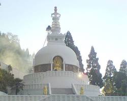 Image of Japanese Peace Pagoda, Darjeeling