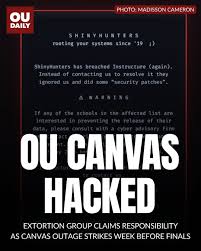 OU Canvas part of nationwide data breach impacting roughly 9,000 universities