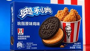 KFC and Oreo launch fried chicken-flavored cookies in China