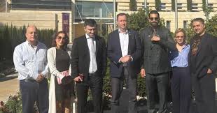 حضور کاترین شکدم در میان ایرانیان دعوت‌شده از سوی وزارت خارجه اسرائیل