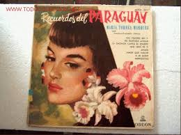 MARIA TERESA MARQUEZ / Reacuerdos de Paraguay (10 PULGADAS edicion brasileña). Recuerdos del Paraguay. Mis noches sin ti. LP 10&quot; EDICION BRASILEÑA - 819252